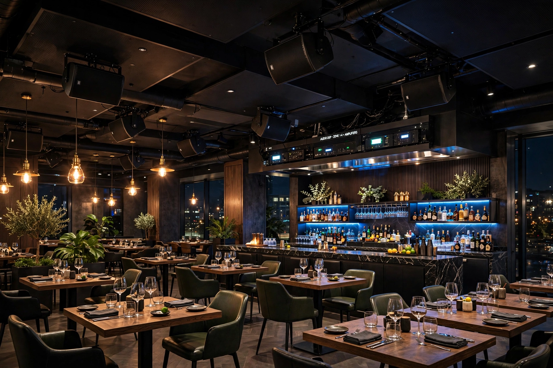 Commercial restaurant AV