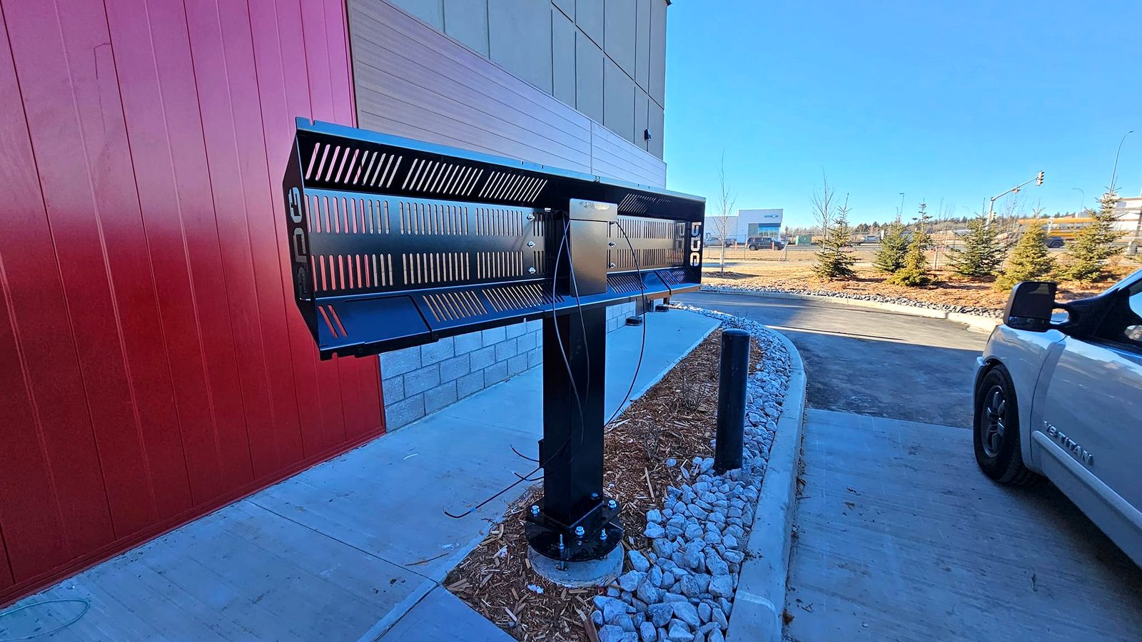 Weatherproof menu board enclosure